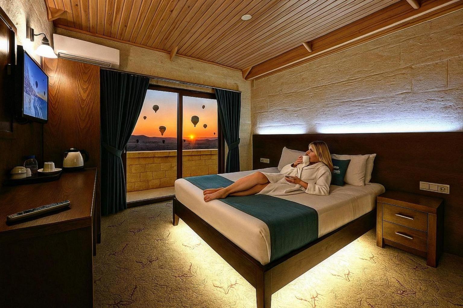 Aden Hotel Cappadocia Üçhisar Exteriör bild